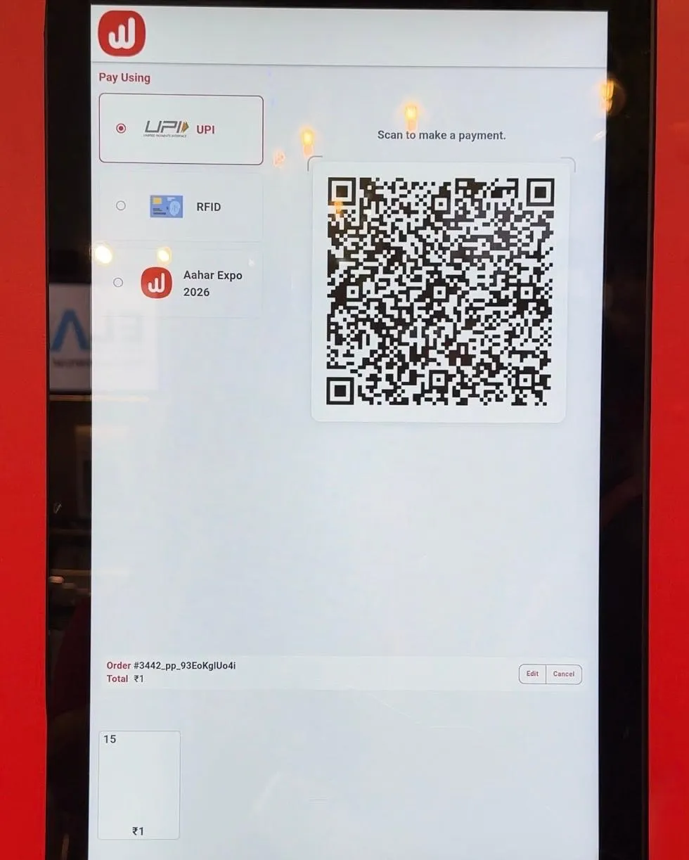 Cashless payments