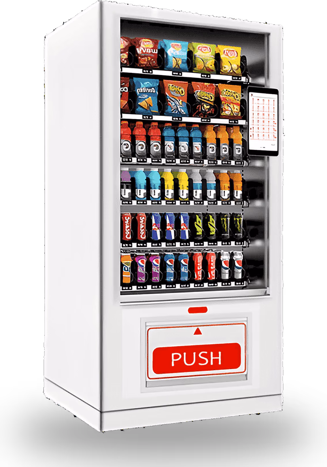 Orion 10 touch-based vending machine