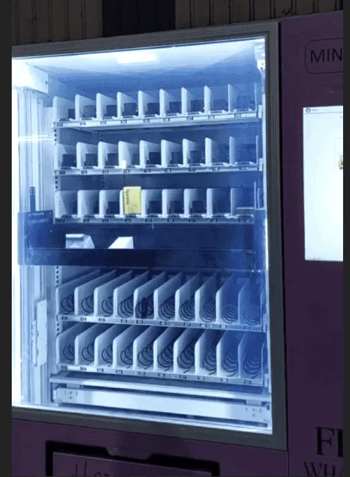 Nova Elevator internal lift inside the lit cabinet