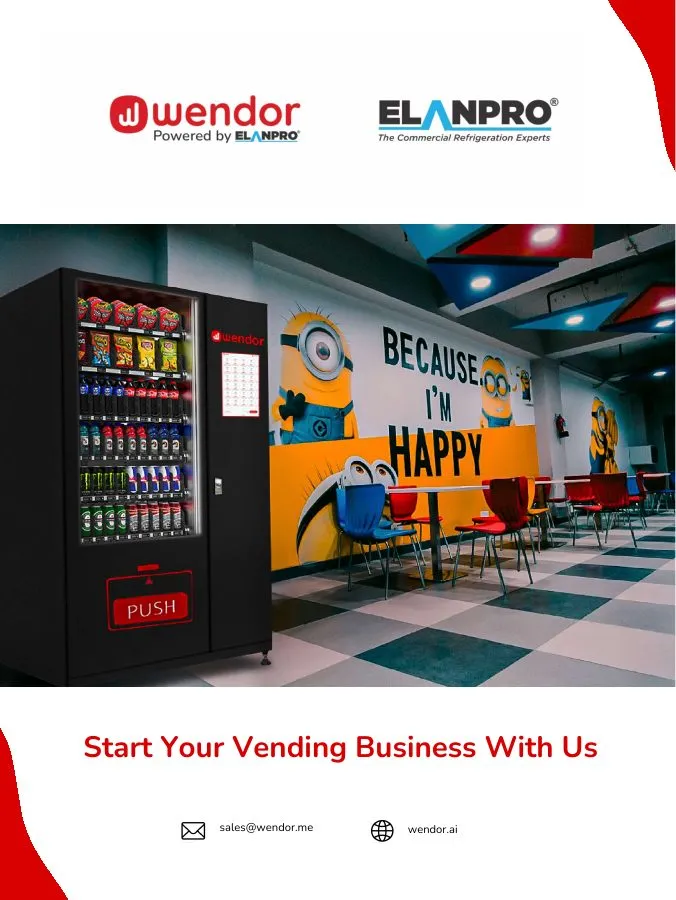 Brochure cover: Start your vending business with Wendor