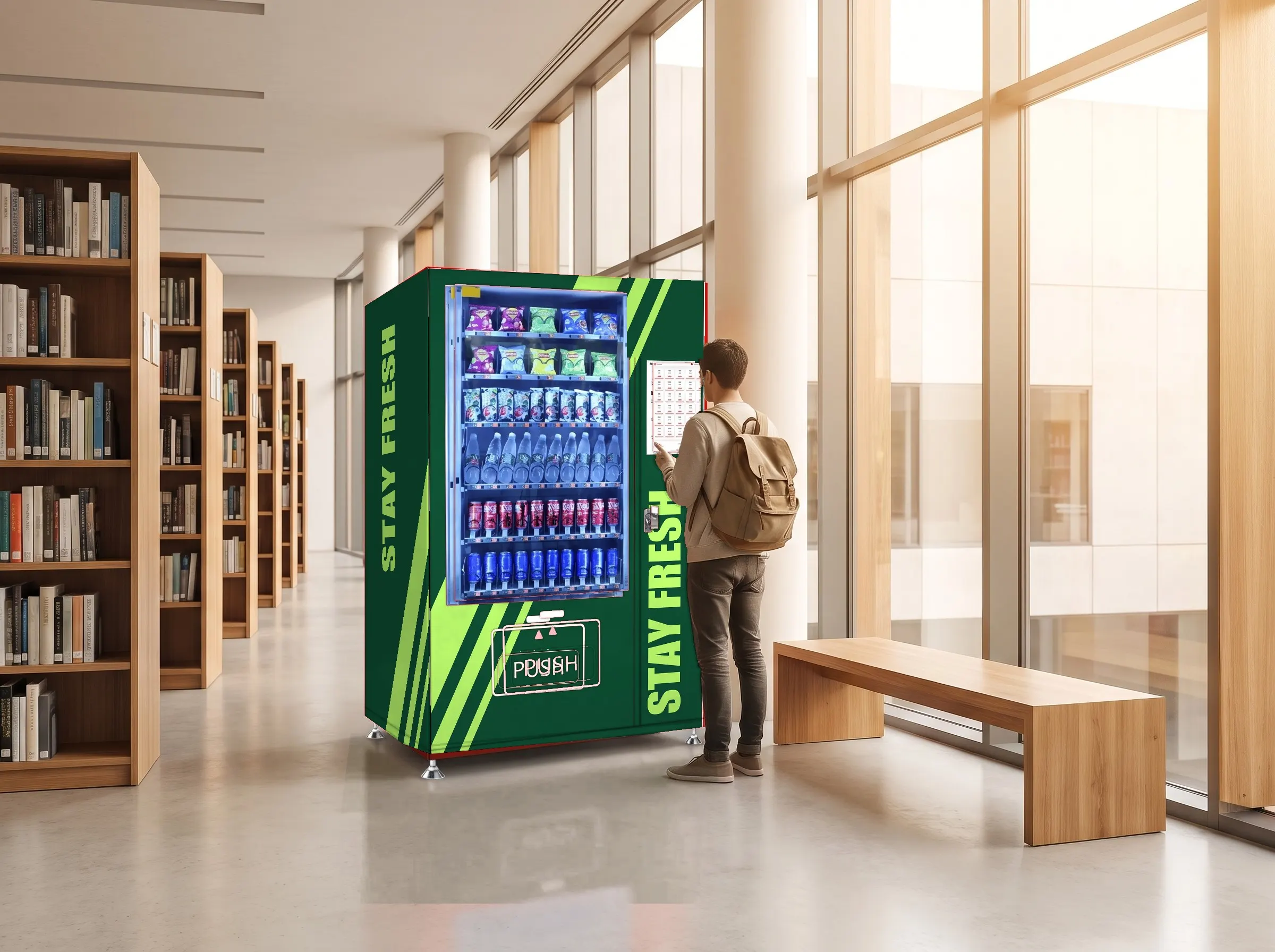 Galaxy 22 dans une bibliothèque universitaire