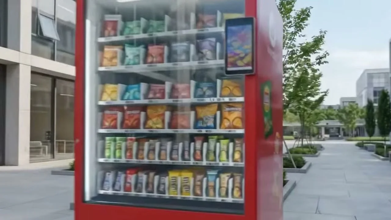 Close-up of fully stocked Orion 10 XL shelves